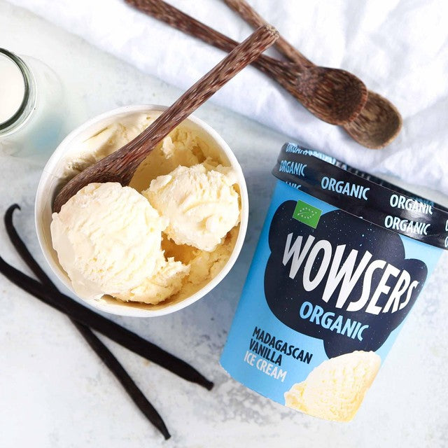 Wowsers Organic Madagascan Vanilla Ice Cream