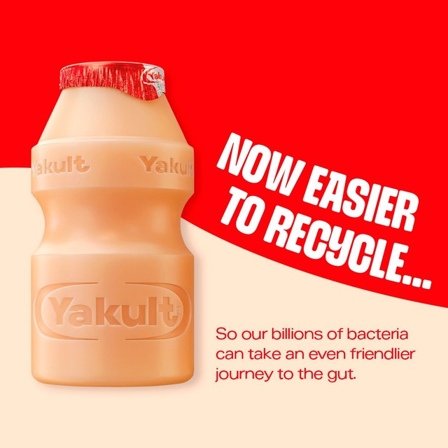 Yakult probiotic drink original vanilla 8 x 65ml (British brand)