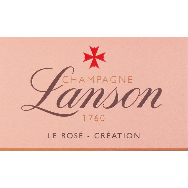 Lanson champagne Le Rose Creation 75cl - British product
