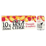 Old Mout pineapple raspberry cider 10x330ml, imported from the UK