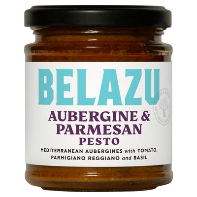 Belazu Aubergine & Parmesan Pesto Sauce 165g