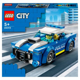 LEGO City Police Car building set with 94 pieces, UK version