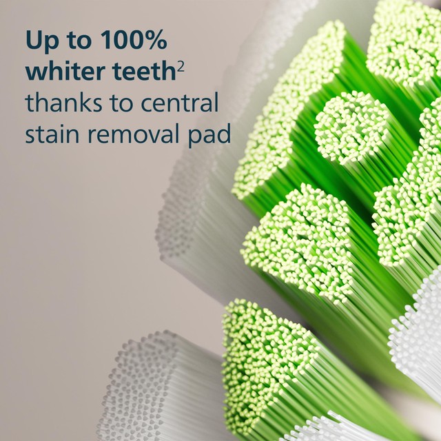 Philips Sonicare W2 Optimal White brush head 2+1 pack, imported from the UK