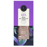 M&S Belgian milk hot chocolate flakes 250g, imported from the UK