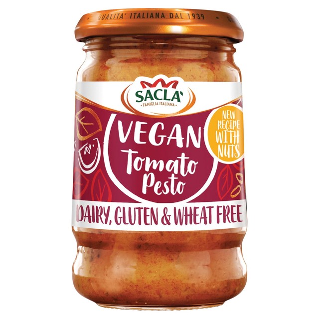 Sacla free from tomato pesto sauce 190g (British brand)