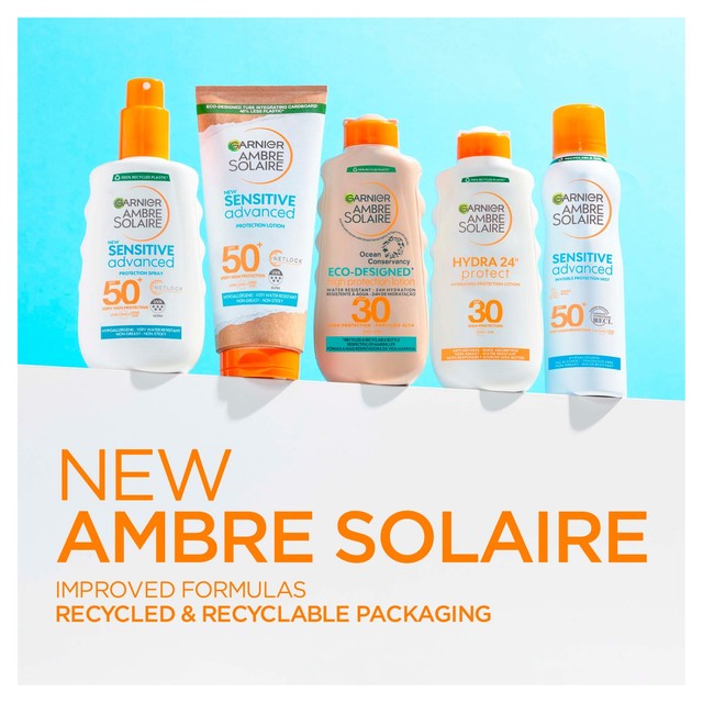 Ambre Solaire SPF50+ sensitive sun cream 50ml - British product