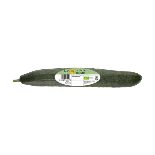 M&S organic cucumber, imported from the UK