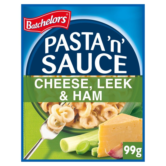 Batchelors instant pasta mix cheese, leek & ham 99g - British product