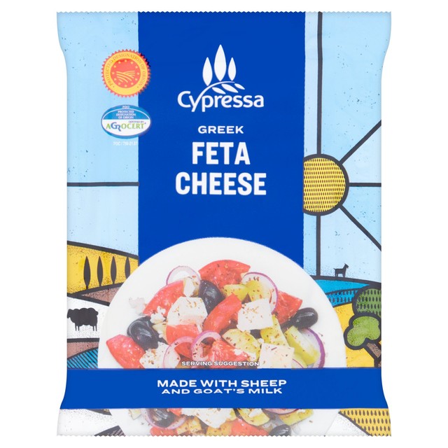Cypressa Greek Feta Full Fat Soft Cheese 200g - British product