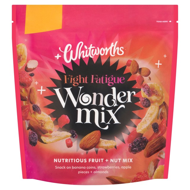 Whitworths Wondermix banana and strawberry dried fruit snack mix 200g (British brand)
