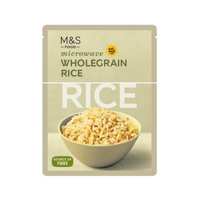 M&S Microwave Wholegrain Rice 250g