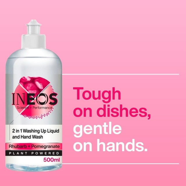 INEOS washing up liquid Rhubarb + Pomegranate 500ml, UK version