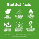 Biotiful kefir yogurt rubie raspberry 350g - British product