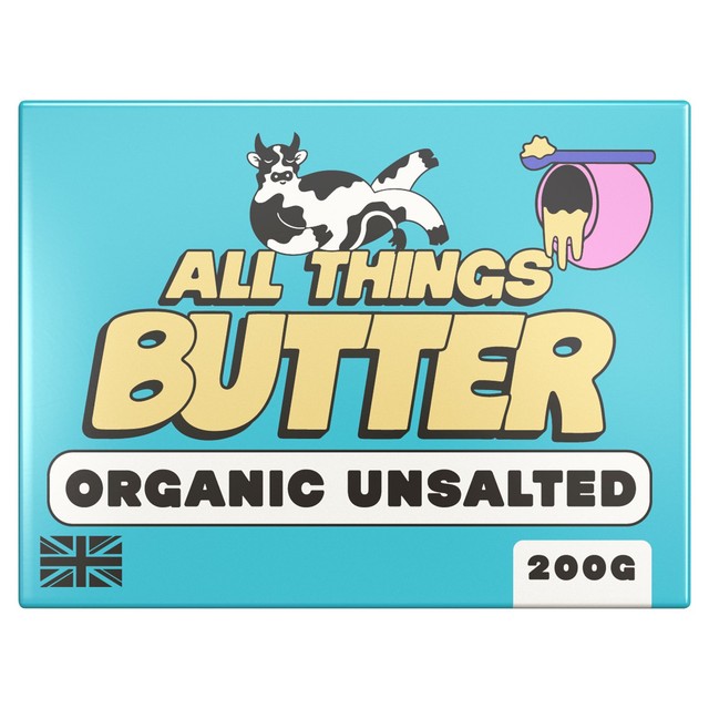 All Things Butter Organic Unsalted Butter 200g - British product
