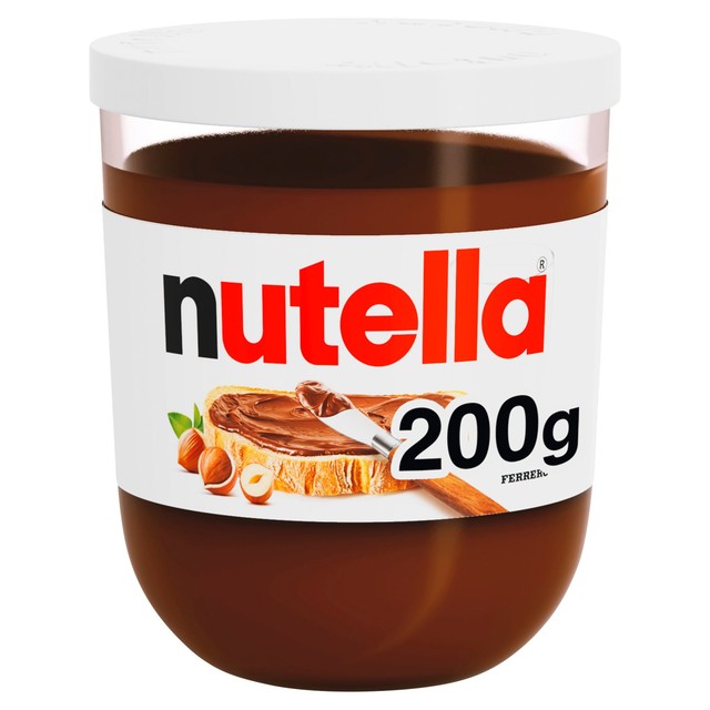 Nutella hazelnut chocolate spread 200g, imported from the UK