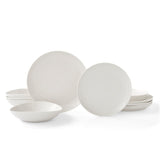 Sophie Conran white porcelain coupe 12-piece dinner set (British brand)