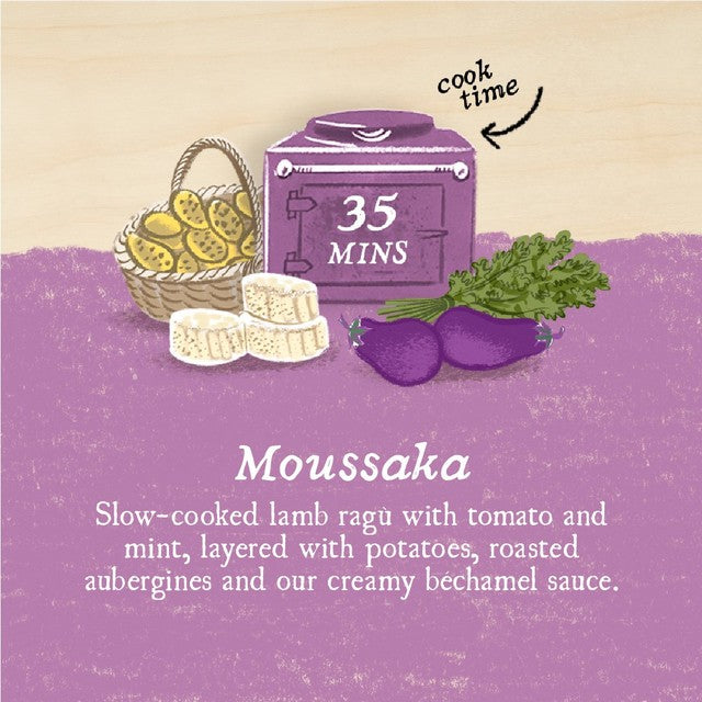 Charlie Bigham's Moussaka for 2 ready meal 655g - British product