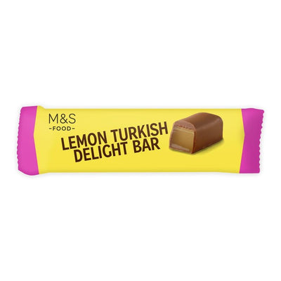 M&S Lemon Turkish Delight Chocolate Bar 48g
