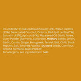 Plants Cauliflower & Lentil Dhal ready meal 300g - British product