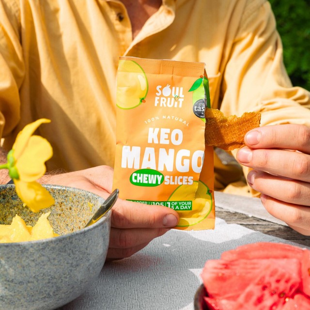 Soul Fruit Keo dried mango 30g packet (British brand)
