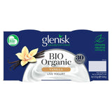 Glenisk Bio Organic Vanilla Live Yogurt 4x125g