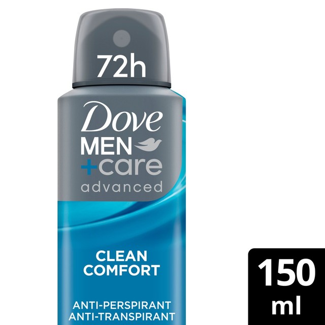 Dove Men+Care antiperspirant deodorant spray Clean Comfort 150ml - British product