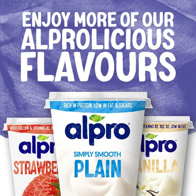 Alpro blueberry soya yoghurt alternative 500g - British product