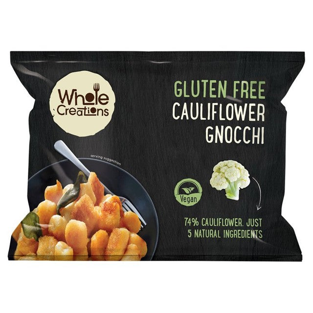 Wholecreations Gluten Free Cauliflower Gnocchi 340g (British brand)