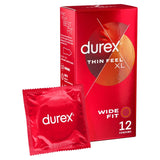 Durex Thin Feel XL Wide Fit Condoms 12 Pack - British product