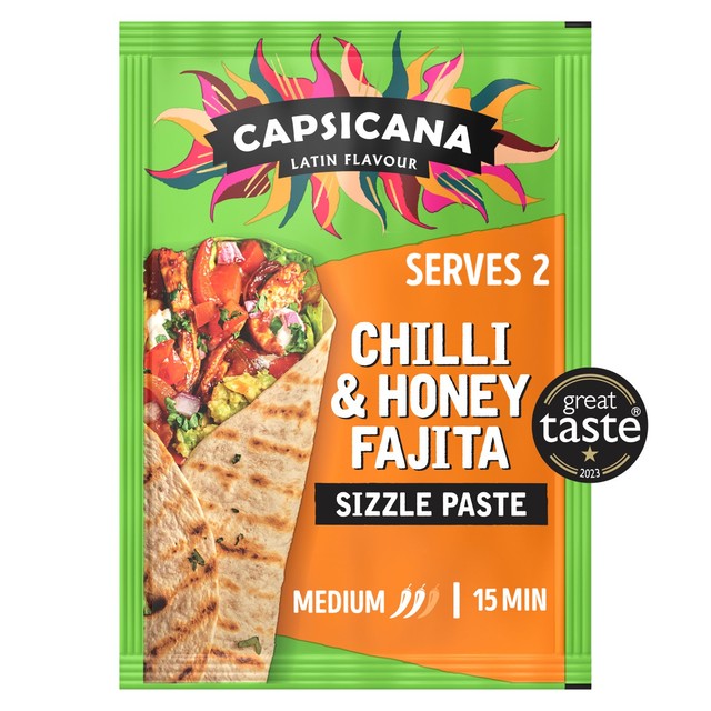 Capsicana Mexican Chilli & Honey Cooking Paste 60g - British product