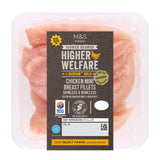 M&S Oakham Gold chicken breast fillets 350g, imported from the UK
