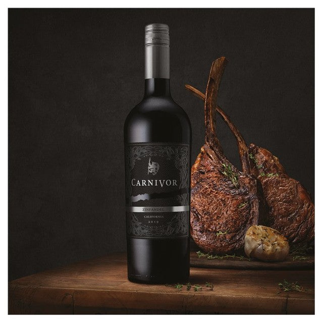 Carnivor Zinfandel red wine 75cl - British product