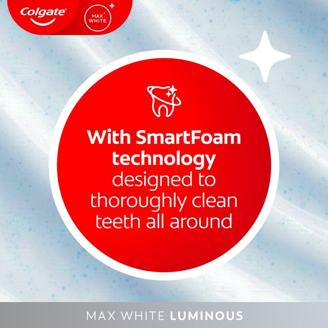 Colgate Max White Luminous Whitening Toothpaste 100ml - British product