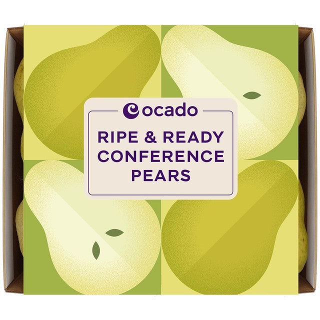 Ocado Ripe Ready Conference Pears 4 per pack, imported from the UK