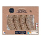M&S Heritage Gold Master Grill pork sausages 400g, imported from the UK