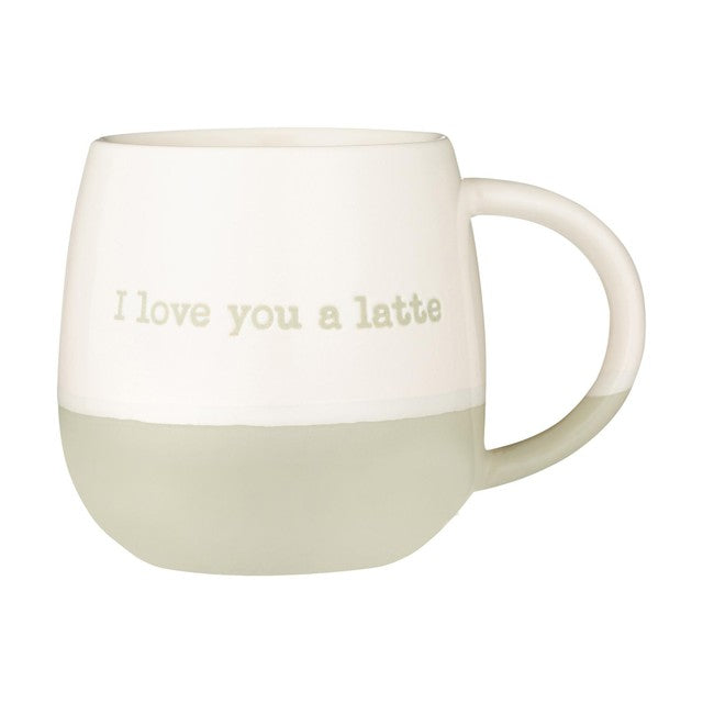 Price & Kensington I love you a Latte mug 340ml, imported from the UK