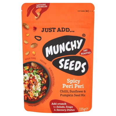 Munchy Seeds Spicy Piri-Piri Savoury Sprinkle Roasted Seeds 125g