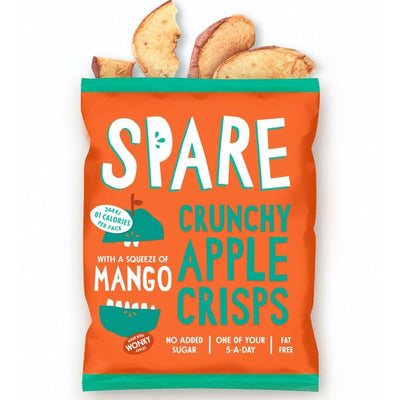 Spare Snacks Crunchy Apple & Mango Crisps Fruit Chips 22g