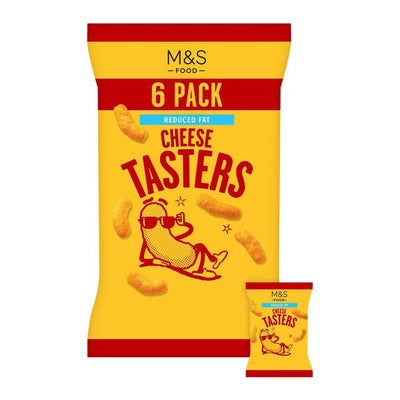M&S Reduced Fat Cheese Tasters Corn Snack Multipack