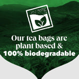 PG Tips decaf black tea bags 203g, imported from the UK