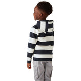 M&S boys pure cotton striped hoodie 4-5 years, imported from the UK