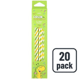 M&S Colin Caterpillar paper straws 20 pack, imported from the UK
