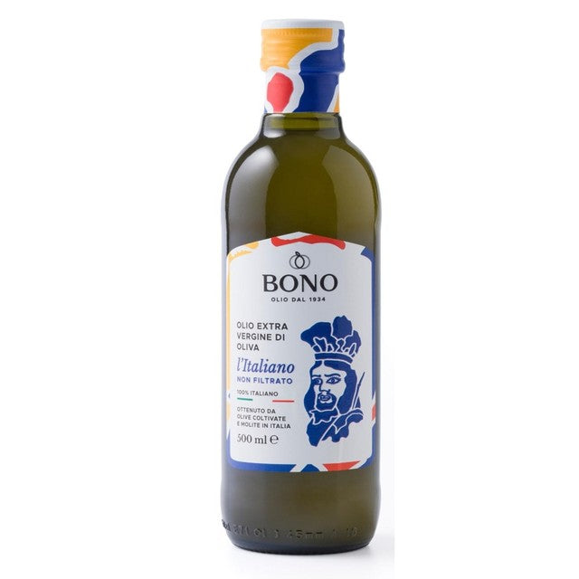 Bono unfiltered Italian extra virgin olive oil 500ml - British product