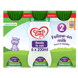 Cow & Gate 2 Follow On Milk Ready to Feed 6 x 200ml - British product