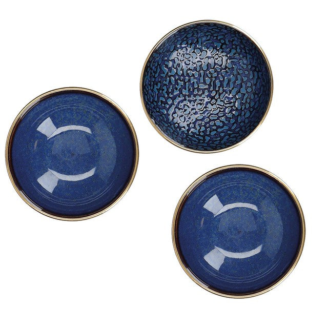 Mikasa Satori porcelain dip dishes set of three, imported from the UK