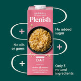 Plenish Organic Gluten Free Oat Drink 1L, imported from the UK