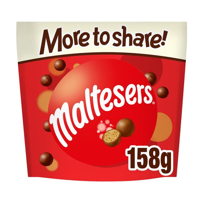 Maltesers Milk Chocolate Honeycomb Balls 158g Sharing Pouch