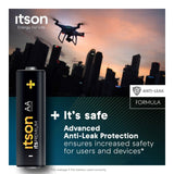 ITSON Itspremium AA alkaline batteries 10-pack, UK version