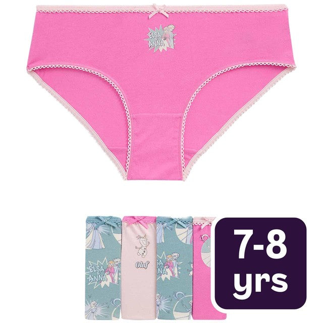 M&S Girls Disney Frozen knickers 7-8 years, imported from the UK
