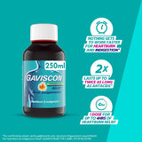 Gaviscon Peppermint Liquid oral suspension 250ml, UK version